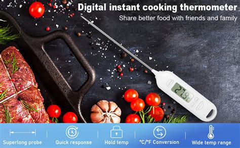 Termometro da cucina immerso in olio bollente per verificarne la temperatura