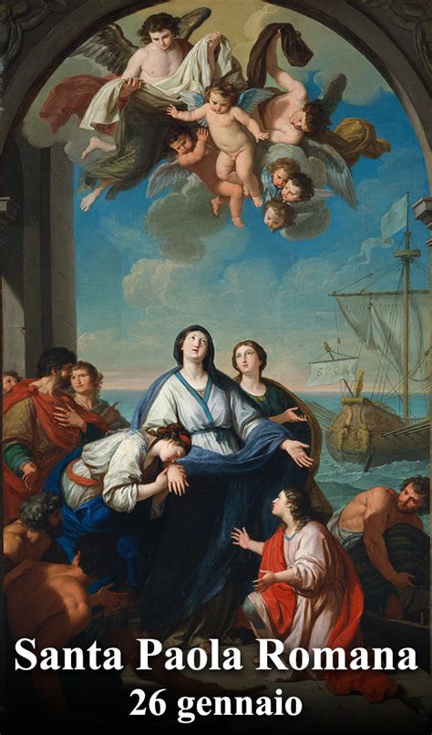 Ritratto di Santa Paola Romana con la figlia Eustochio e San Girolamo