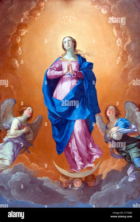 Pittura di Guido Reni raffigurante l'Immacolata Concezione con santi in discussione