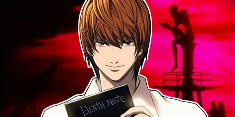 Light Yagami con una mela in mano, con elementi che richiamano la simbologia di Death Note e i riferimenti cristiani