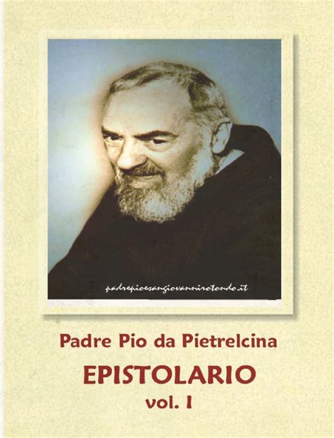 Copertina dell'Epistolario di Padre Pio