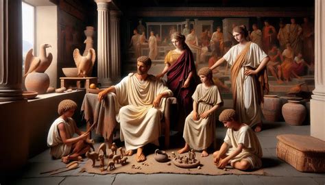 Rappresentazione di un sacerdote che officia un rito sacrificale nell'antichità