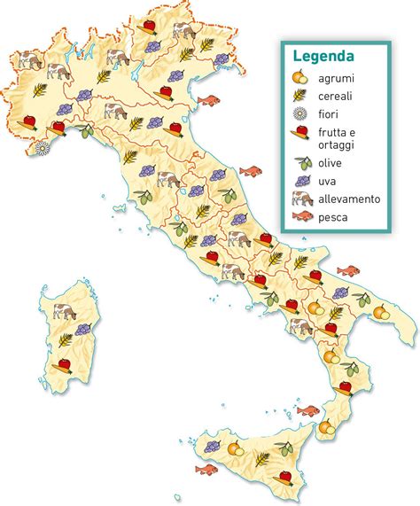 Mappa dell'Italia con i santuari degli animali evidenziati