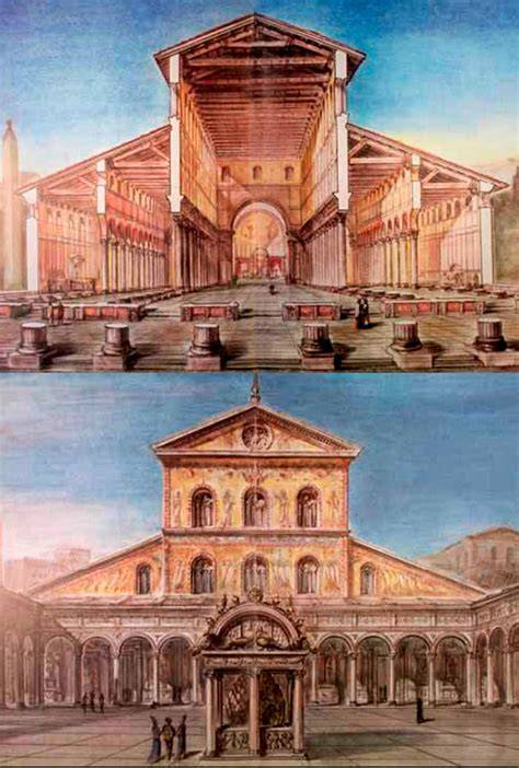 Ricostruzione della Basilica Costantiniana di Santi Marcellino e Pietro