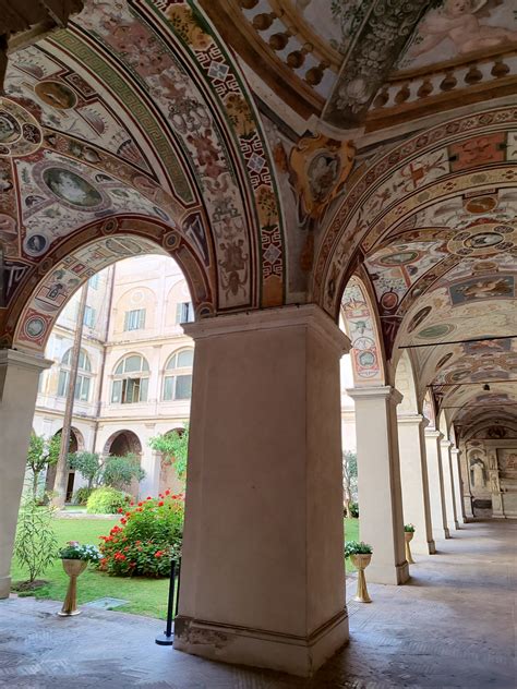 Pianta architettonica o disegno del Chiostro Guidetti di Santa Maria sopra Minerva