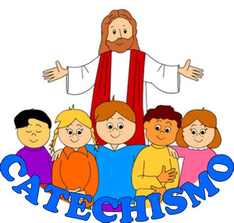 Bambini e ragazzi in un gruppo di catechismo con un catechista