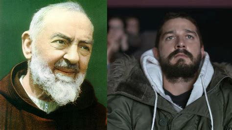 Ritratto di Michele Placido vestito da Padre Pio per la miniserie televisiva