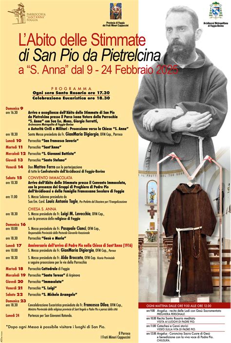 Schema delle cinque stimmate di Padre Pio