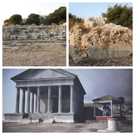 resti del podio e della scalinata del Grande Tempio di Giove Anxur