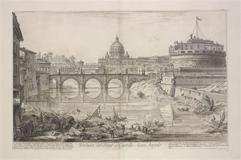 Veduta di Roma incisa da Piranesi