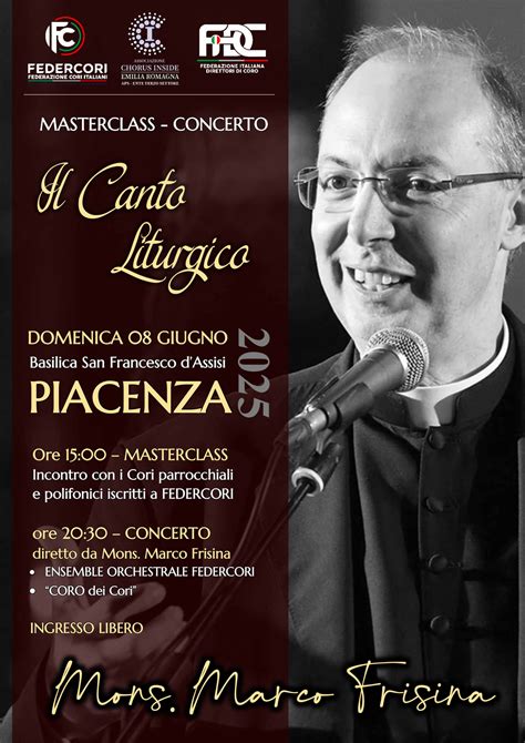 Partitura di un canto liturgico di Marco Frisina