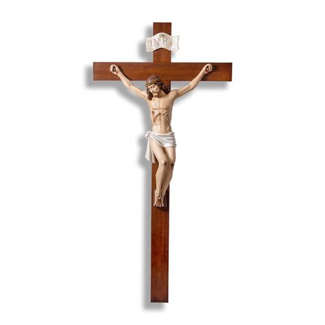 Illustrazione del Cristo Crocifisso con Padre Pio ai suoi piedi