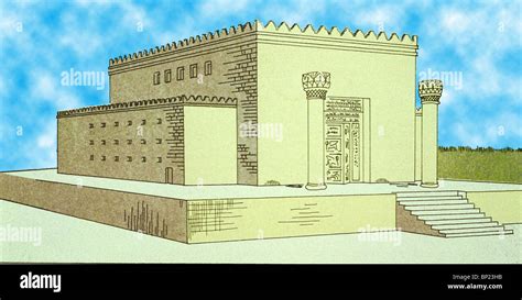 disegno architettonico del tempio di Salomone