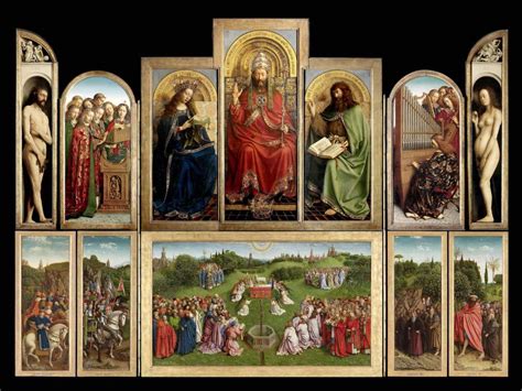 L'Agnus Dei nel Polittico di Gand dei fratelli Van Eyck