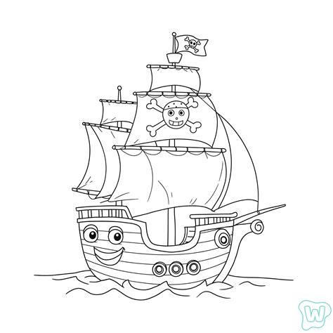 Illustrazione di un tartarone in regata inseguito da una nave pirata
