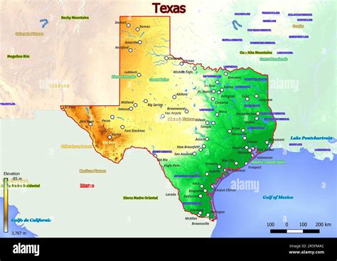 Mappa del Texas con enfasi su Dallas e Shreveport, Louisiana per mostrare le rotte iniziali della famiglia Piranio