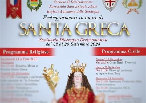 Veduta esterna del Santuario di Santa Greca a Decimomannu