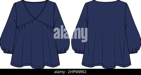 Modello stilizzato della blusa da donna FATIMA con dettagli di design