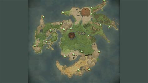 Mappa di Blood Grove con la posizione dei santuari