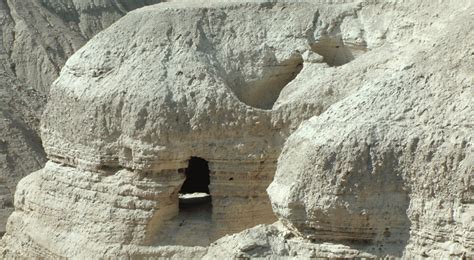 mappa delle grotte di Qumran e dei siti archeologici circostanti