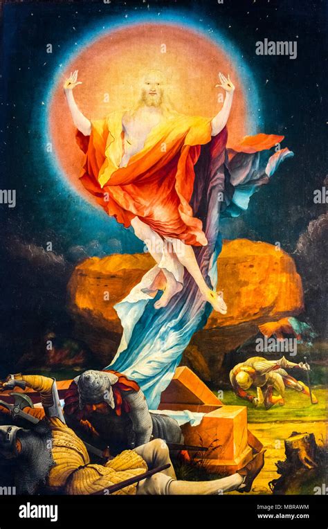 Resurrezione di Grünewald, Polittico di Issenheim: Il Cristo glorioso