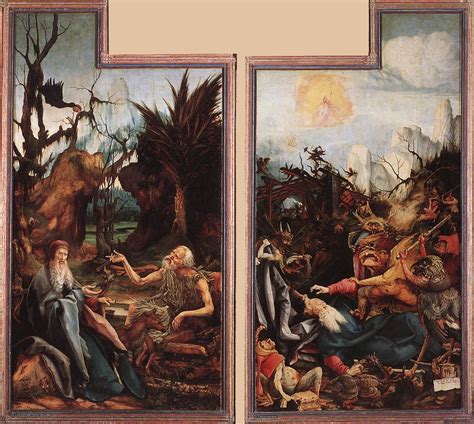 Le Tentazioni di Sant'Antonio di Grünewald, Polittico di Issenheim