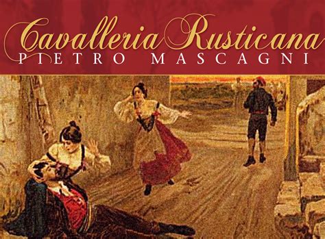 Locandina del dittico Suor Angelica e Cavalleria Rusticana