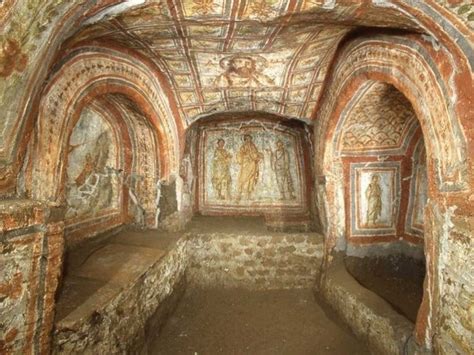 Ricostruzione delle catacombe cristiane
