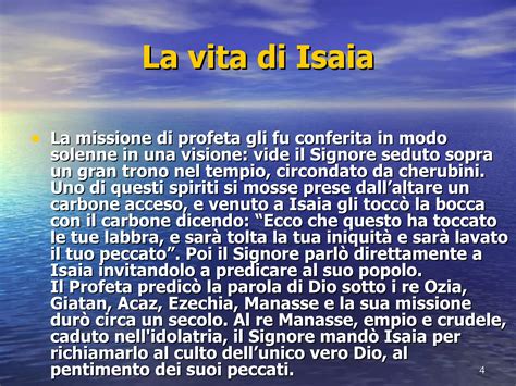 Rappresentazione della visione di Isaia nel Tempio, con serafini e il carbone ardente che purifica le labbra.