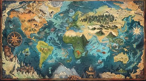 Mappa del mondo fantastico e dei regni in conflitto descritti nella saga di Morgan Rice