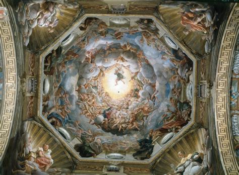 Dettaglio dell'Assunzione della Vergine nella cupola del Duomo di Parma, opera del Correggio