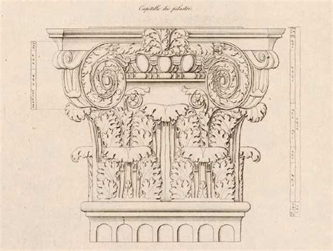 Esempio di capitello medievale scolpito con dettagli figurativi