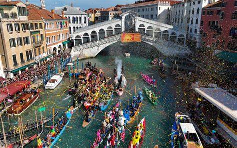 Immagine della Festa delle Marie durante il Carnevale di Venezia