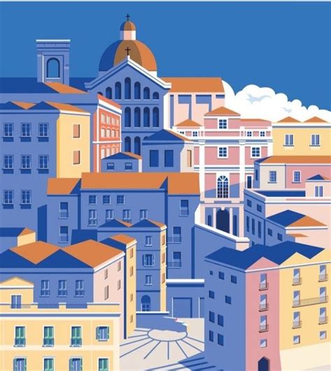 Illustrazione: Città in tumulto, eventi naturali, persone in preghiera