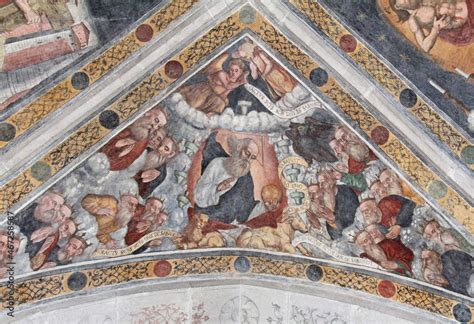 Affresco nel soffitto della chiesa parrocchiale