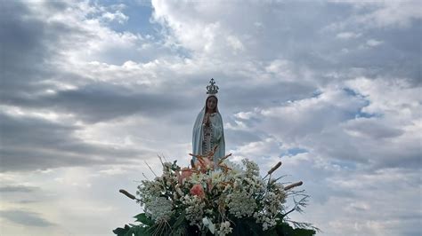 Foto dell'immagine di Nostra Signora di Fátima durante il pellegrinaggio a Goiânia