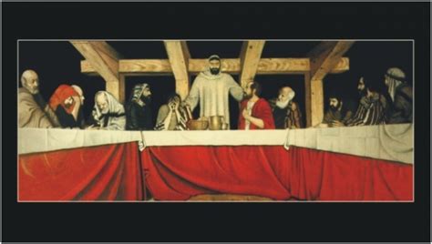 Pala d'altare L'ultima cena di Carmine Asunis nella Chiesa San Gregorio Magno