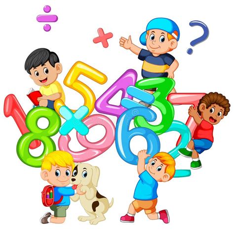 Bambini che giocano e imparano i numeri attraverso canzoni e filastrocche