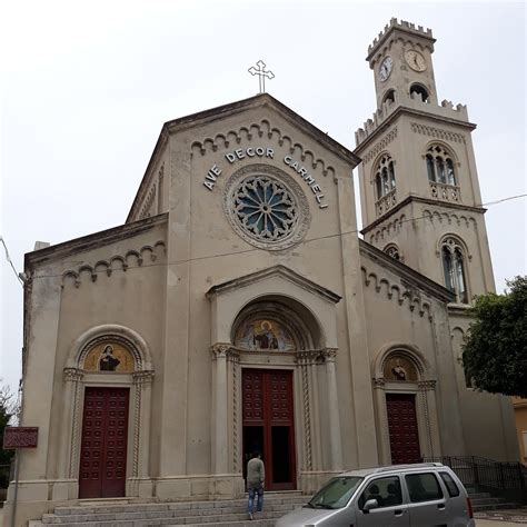 Veduta architettonica della Chiesa Maria Santissima del Carmelo a Bolognetta
