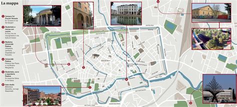Mappa storica delle sedi del PIME a Treviso