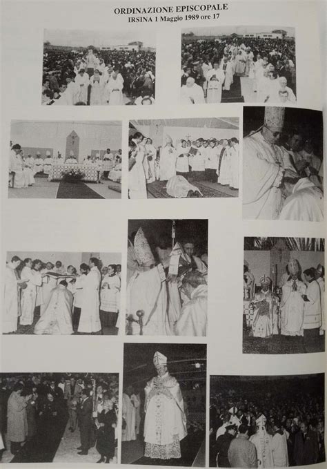 Foto storica dell'ordinazione di Mons. Rocco Favale