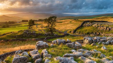 Panorami della Littondale nelle Yorkshire Dales
