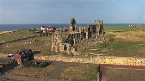 Veduta aerea della Whitby Abbey