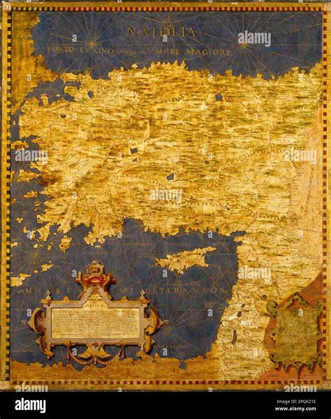 Illustrazione di antichi Cimbri o mappa con toponimi