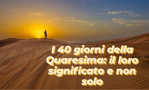 illustrazione simbolica della Quaresima con i numeri 40, il deserto e pratiche spirituali