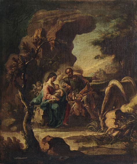 La Sacra Famiglia durante la fuga in Egitto