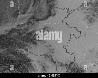 Mappa storica della regione dello Henan con la posizione del Tempio Shaolin e le catene montuose circostanti
