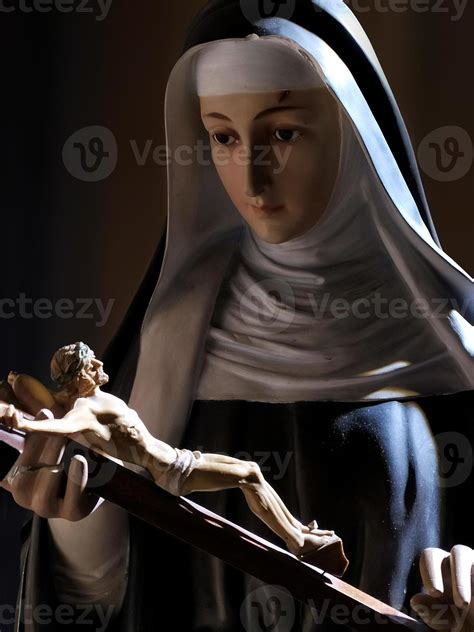Illustrazione o iconografia classica di Santa Rita da Cascia