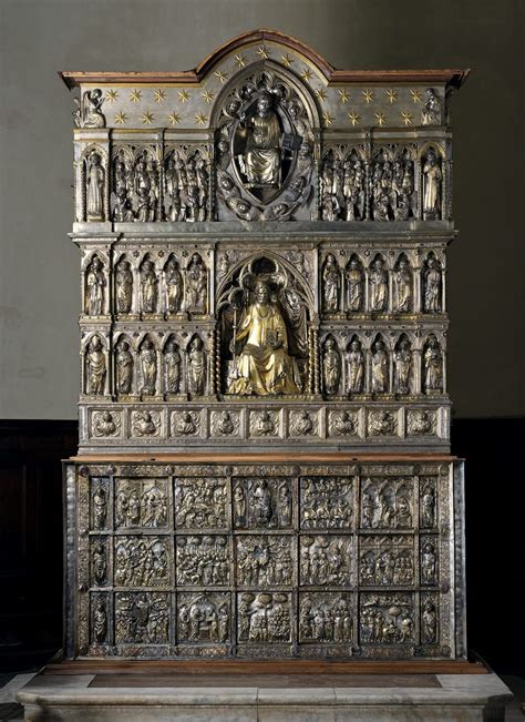 Foto dell'Altare d'Argento nella Cattedrale di Pistoia