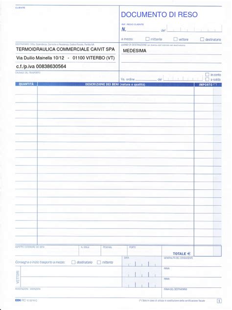 Schema illustrativo della procedura di reso merce con tempistiche e responsabilità